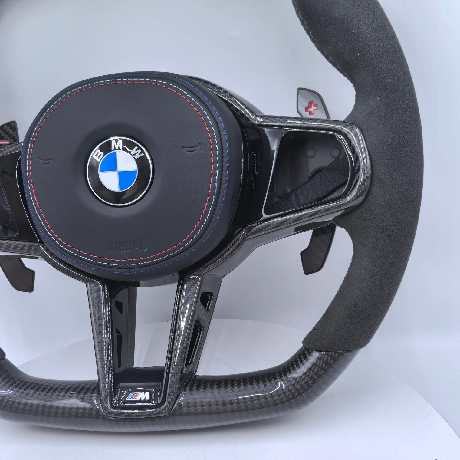Aftermarket 2025 LCI Style Custom Carbon Fiber Steering Wheel for G Chassis (Retrofit All G & F Chassis Models) – BMW Compatible
