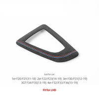 BMW F20 / F21 / F22 / F23 Alcantara Interior Gear Shifter Cover Trim W/ Stitching