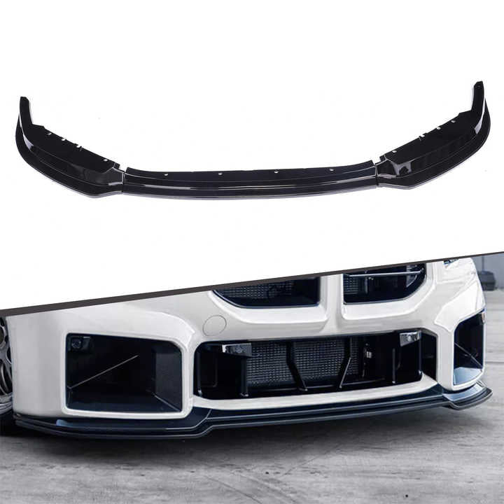 BMW G87 3 Piece Gloss Black V Style Front Lip