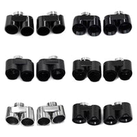 Aftermarket Carbon Fiber G42 M Performance Quad Exhaust Tips – Fits BMW G20, G22, G42