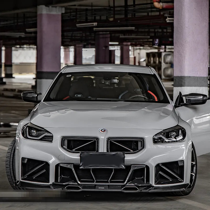 BMW G87 Sq Dry Carbon Fiber Front Center Grille