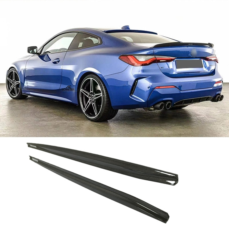 BMW G22 / G23 Carbon Fiber Side Skirts