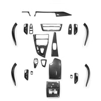 Aftermarket F30 / F31 / F32 / F35 20 Pcs Carbon Fiber Style ABS Plastic Interior Trim – BMW Compatible