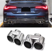 BMW G20 / G22 / G42 M Performance Quad Exhaust Tips