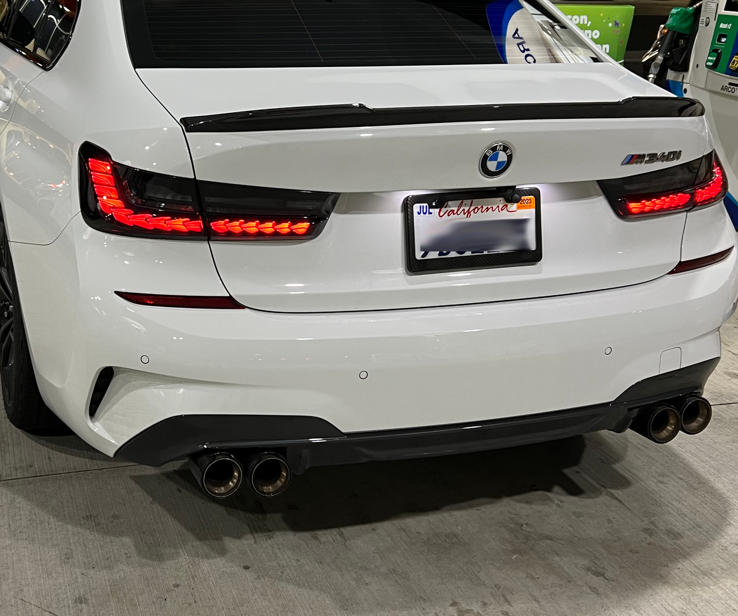 BMW G20 / G22 / G42 M Performance Quad Exhaust Tips for M240i / M340i / M440i BMW