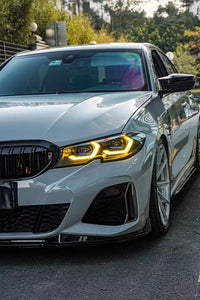 BMW G20 Dual Color Changing Yellow / White M3 Style Laser Headlights