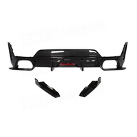 BMW G20 Dry Carbon Fiber or ABS Plastic Led Rear Diffuser