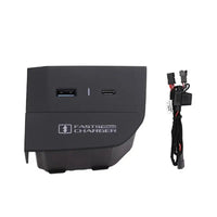 Aftermarket Carbon Fiber F90 / G87 Usb Center Console Charger Insert – Fits BMW G01, G02, G03, G05, G06, G20, G22, G30, G42, G60, G80, G82, G87