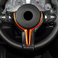 BMW M Sport Carbon Fiber Steering Wheel Cover Trim for F Chassis BMW 1 2 3 4 5 6 7 Series