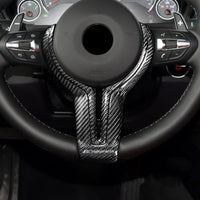 BMW M Sport Carbon Fiber Steering Wheel Cover Trim for F Chassis BMW 1 2 3 4 5 6 7 Series