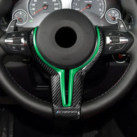 Aftermarket M Sport Carbon Fiber Steering Wheel Cover Trim for F Chassis BMW 1 2 3 4 5 6 7 Series – BMW Compatible