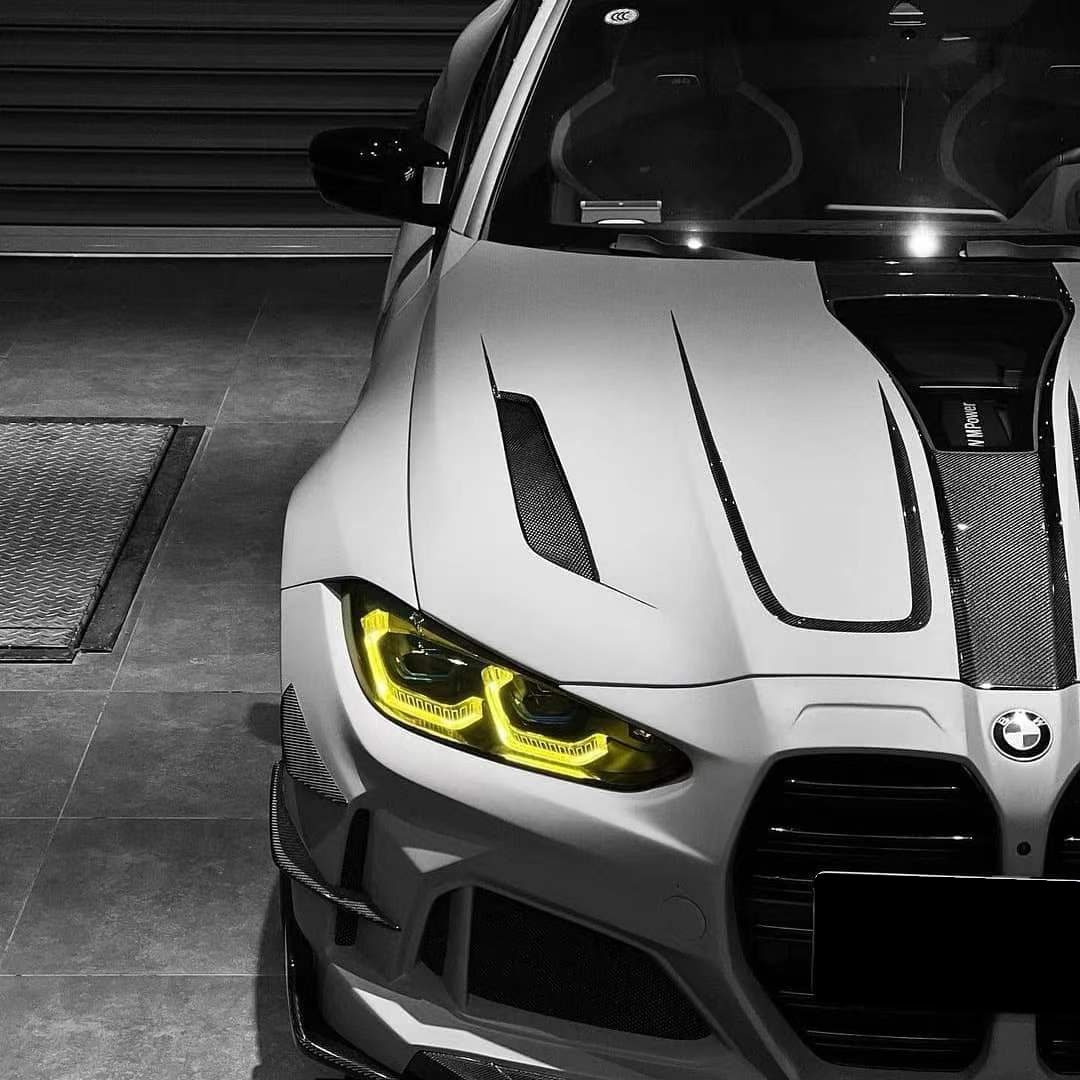 Aftermarket Carbon Fiber G82 RGB Daytime Running Lights – Fits BMW G22, G80, G82