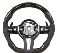 Aftermarket Custom Led Carbon Fiber Steering Wheel for F Chassis – BMW Compatible