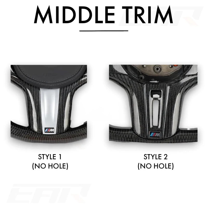 Custom LED Carbon Fiber Steering Wheel for BMW G Chassis & F Chassis