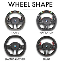 Custom LED Carbon Fiber Steering Wheel for BMW G Chassis & F Chassis