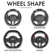 Aftermarket Custom LED Carbon Fiber Steering Wheel for BMW G Chassis & F Chassis – BMW Compatible