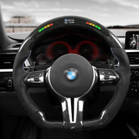 BMW Custom Led Carbon Fiber Steering Wheel for F Chassis