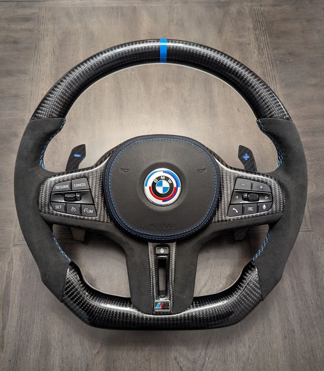 Custom LED Carbon Fiber Steering Wheel for BMW G Chassis & F Chassis