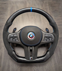 Custom LED Carbon Fiber Steering Wheel for BMW G Chassis & F Chassis