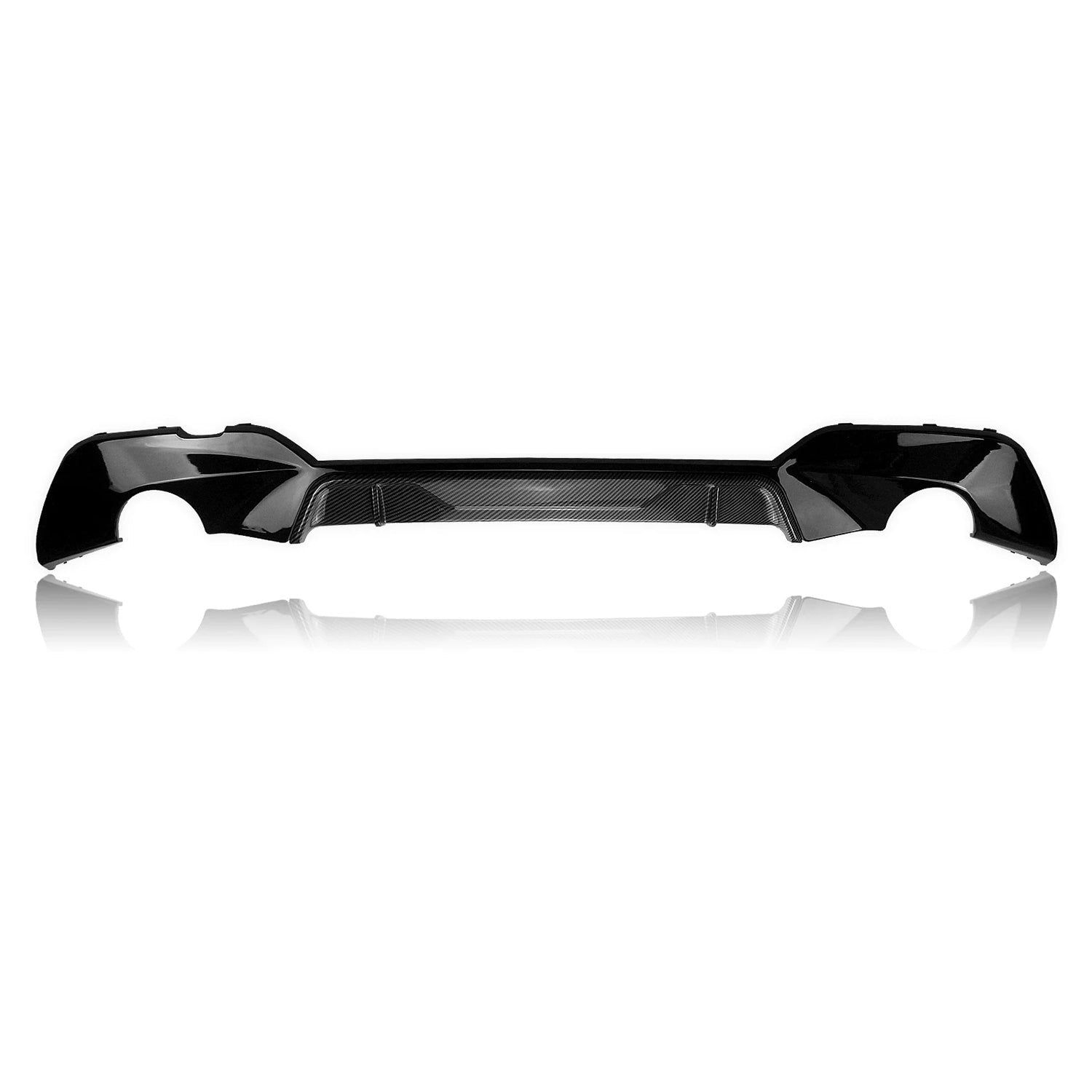 BMW G20 Carbon Fiber Look ABS Plastic M Performance Style Rear Diffuser