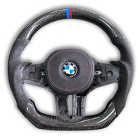 Aftermarket Custom LED Carbon Fiber Steering Wheel for BMW G Chassis & F Chassis – BMW Compatible