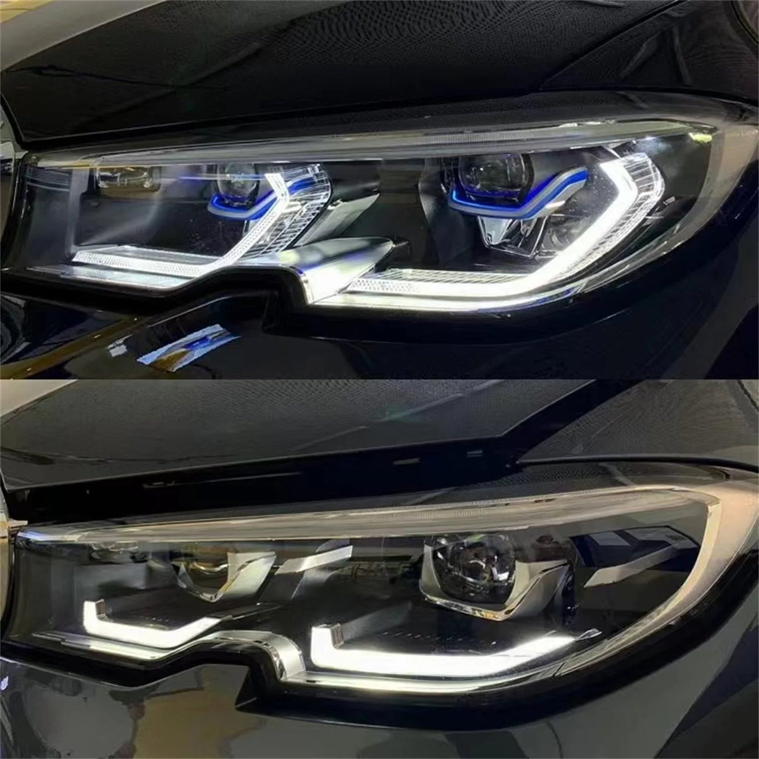 BMW G20 Laser Headlight Retrofit Upgrade w/ Optional Rgb Drl Modules