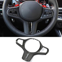 BMW F92 / F97 / F98 / G14 / G15 / G16 / G20 / G22 / G30 / G42 / G60 / G82 / G87 / G90 Carbon Fiber Steering Wheel Trim for G Chassis 2 3 4 5 7 8 Series M2 M3 M4 M5 M8 X3m X4m X5m X6m