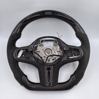 Aftermarket Custom LED Carbon Fiber Steering Wheel for BMW G Chassis & F Chassis – BMW Compatible