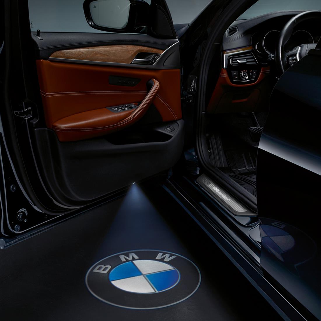 Aftermarket Carbon Fiber M Performance Led Door Light Projectors - BMW G Chassis – BMW Compatible