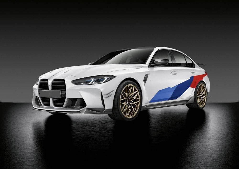 Aftermarket M Performance Style Carbon Fiber Front Lip – Fits BMW G80, G82, G83