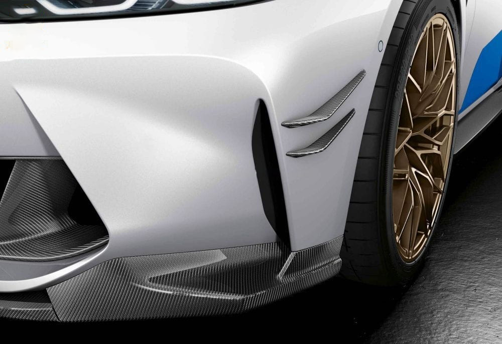 Aftermarket M Performance Style Carbon Fiber Front Lip – Fits BMW G80, G82, G83