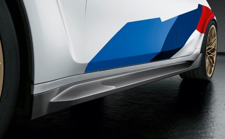 Aftermarket M Performance Style Carbon Fiber Side Skirts – Fits BMW G80, G82, G83