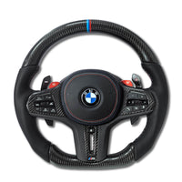 Custom LED Carbon Fiber Steering Wheel for BMW G Chassis & F Chassis