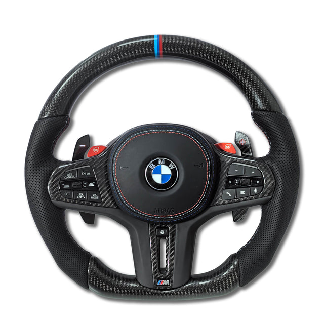 Custom LED Carbon Fiber Steering Wheel for BMW G Chassis & F Chassis