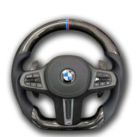 Custom LED Carbon Fiber Steering Wheel for BMW G Chassis & F Chassis