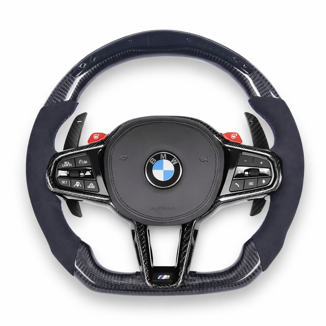 BMW F90 / G20 / G22 / G30 / G42 / G80 / G82 / G87 / G90 2025 Lci Style Custom Carbon Fiber Steering Wheel for G Chassis (Retrofit All G & F Chassis Models)