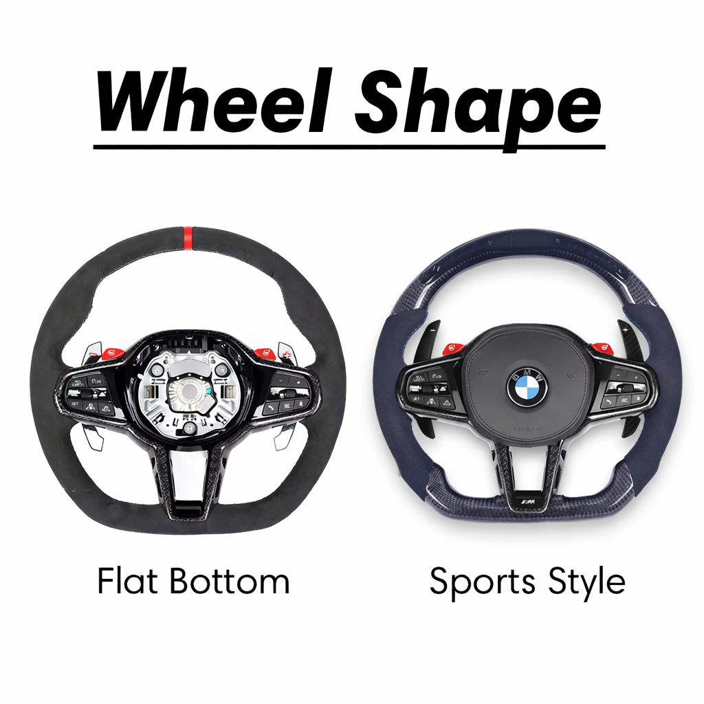 BMW F90 / G20 / G22 / G30 / G42 / G80 / G82 / G87 / G90 2025 Lci Style Custom Carbon Fiber Steering Wheel for G Chassis (Retrofit All G & F Chassis Models)