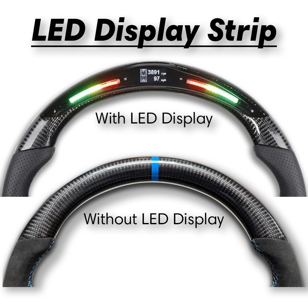 Aftermarket Custom LED Carbon Fiber Steering Wheel for BMW G Chassis & F Chassis – BMW Compatible