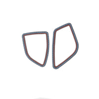 BMW F30 / F32 / F34 / F36 Alcantara / Carbon Fiber Leather Dashboard Vent Interior Trim