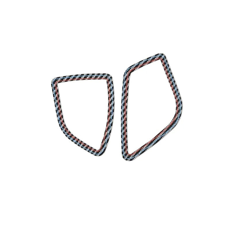 BMW F30 / F32 / F34 / F36 Alcantara / Carbon Fiber Leather Dashboard Vent Interior Trim