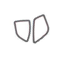 BMW F30 / F32 / F34 / F36 Alcantara / Carbon Fiber Leather Dashboard Vent Interior Trim