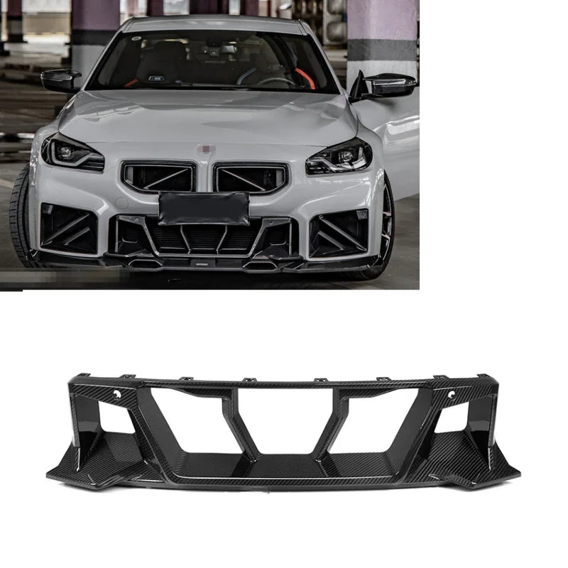 BMW G87 Sq Style Dry Carbon Fiber Lower Bumper Grille