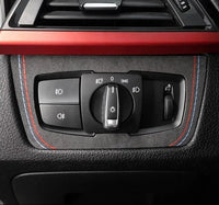 BMW F30 / F32 / F34 / F36 Alcantara / Carbon Fiber Leather Side Dashboard Interior Trim