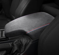 Aftermarket F30 / F32 / F34 / F36 Alcantara / Carbon Fiber Leather Armrest Interior Trim – BMW Compatible