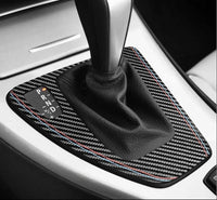 BMW Alcantara / Carbon Leather Gear Shifter Panel Trim for E90 / E92 BMW M3