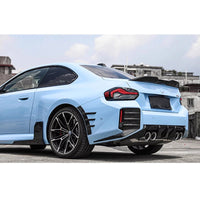 BMW G87 Dry Carbon Fiber Rear Bumper Side Air Vent Trim