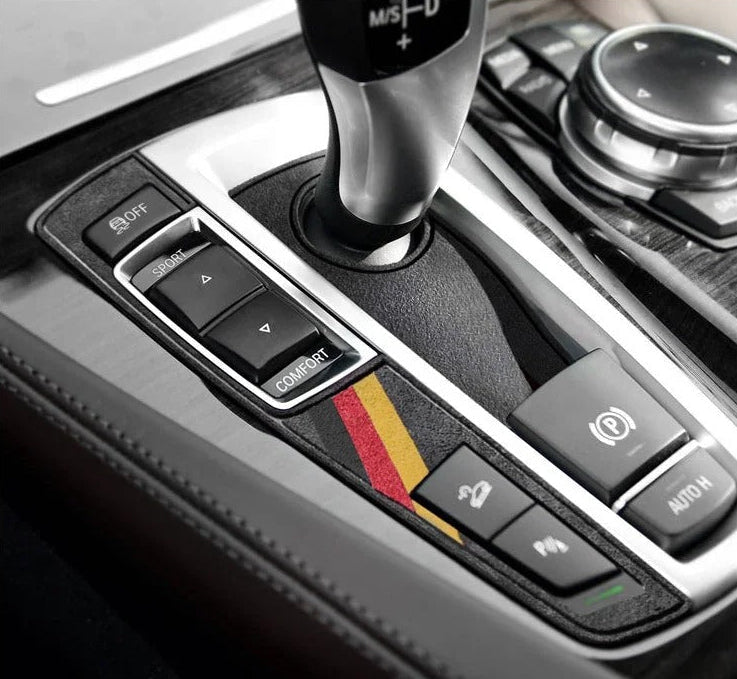 BMW F01 / F02 / F07 / F10 / F25 / F26 Alcantara Gear Shifter Surface Trim Cover