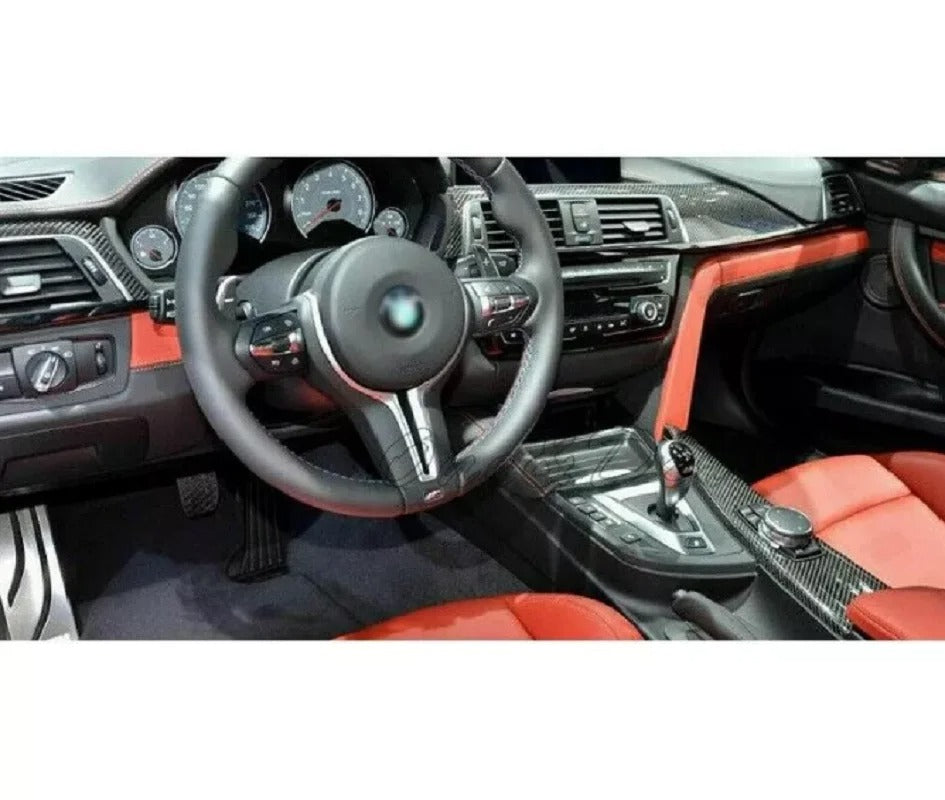 Aftermarket F30 / F32 / F33 / F36 Carbon Fiber Interior Trim – BMW Compatible