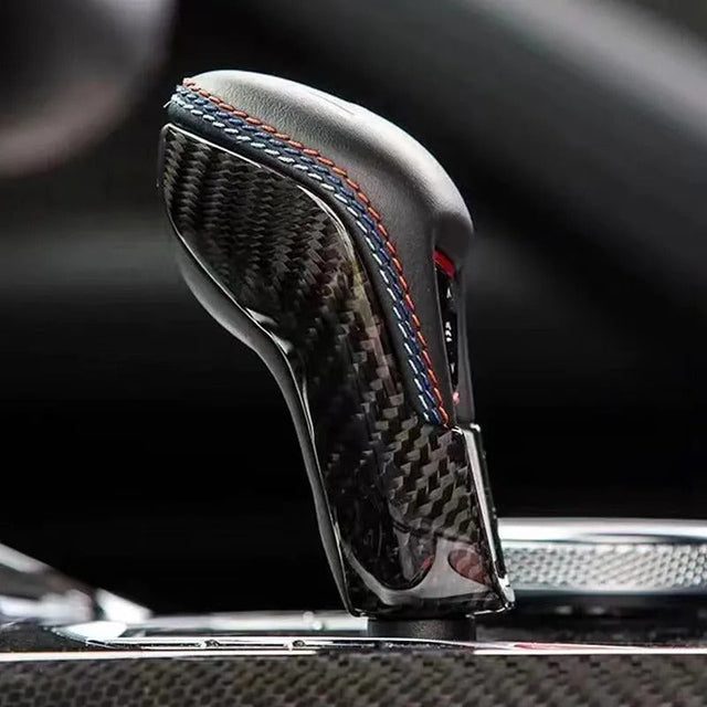 BMW F90 / F91 / F92 / F93 / F97 / F98 / G80 / G82 / G87 Dry Carbon Fiber Gear Shift Knob Cover