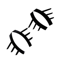 BMW G87 4pc Front/Rear Bumper Mp Style Fender Trim Canards